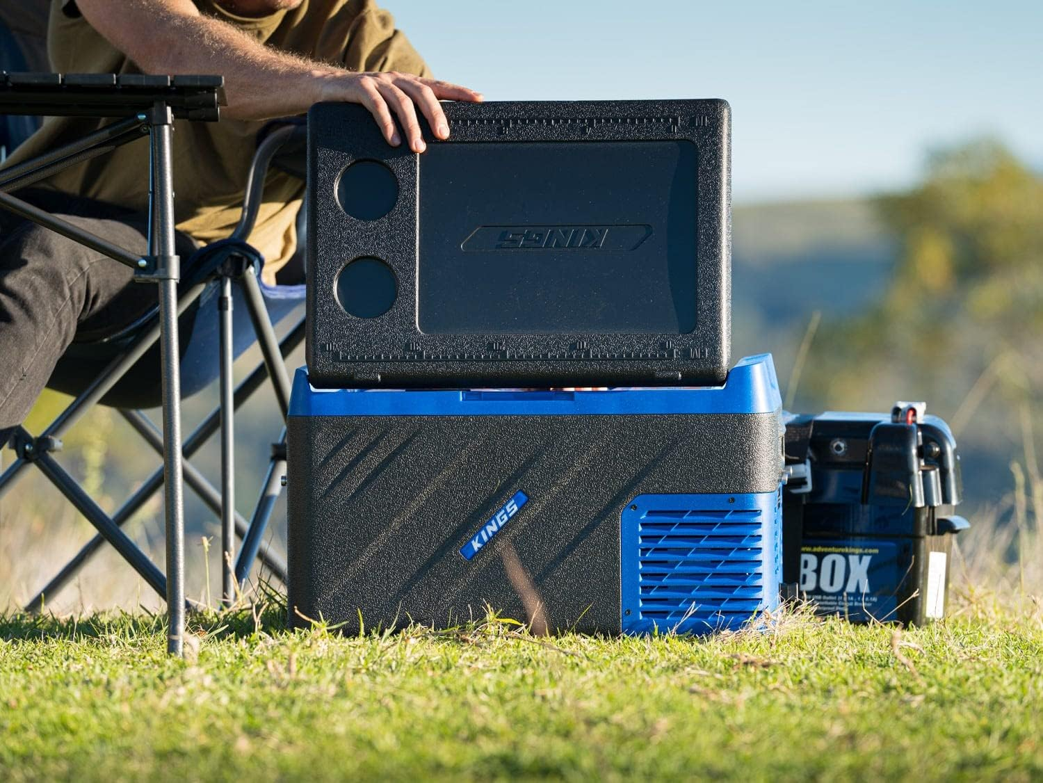 Adventure Kings Escape 30 Portable Camping Fridge/Freezer + Fridge Cover image number 3