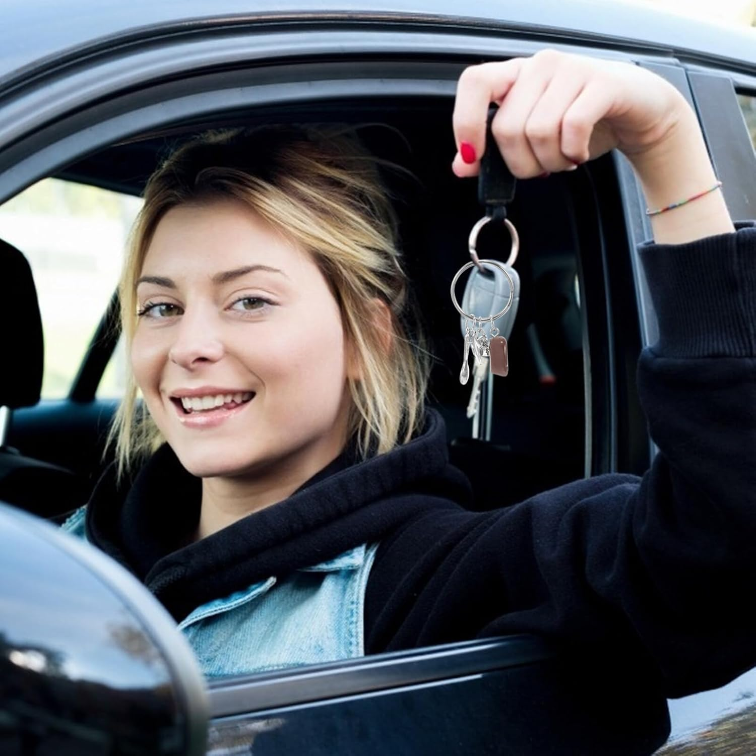 Holibanna Coffee Keyring Keychain Pendant for Car Keys Bag Hanging Decoration for Creative Keyring Accessory image number 5