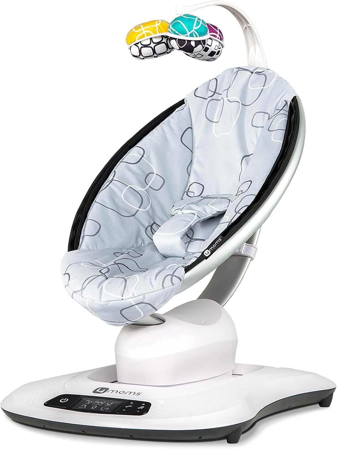 4Moms Mamaroo 4.0 Multi Motion Swing, Silver Plush