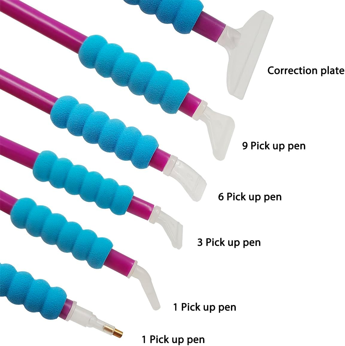 108Pcs Diamond Art Paintings Tools and Accessories, AIFUDA Diamond Art Paintings Storage Boxes with Multiple Sizes Dimensions Trays Painting Pens for DIY Diamond Art Craft image number 6