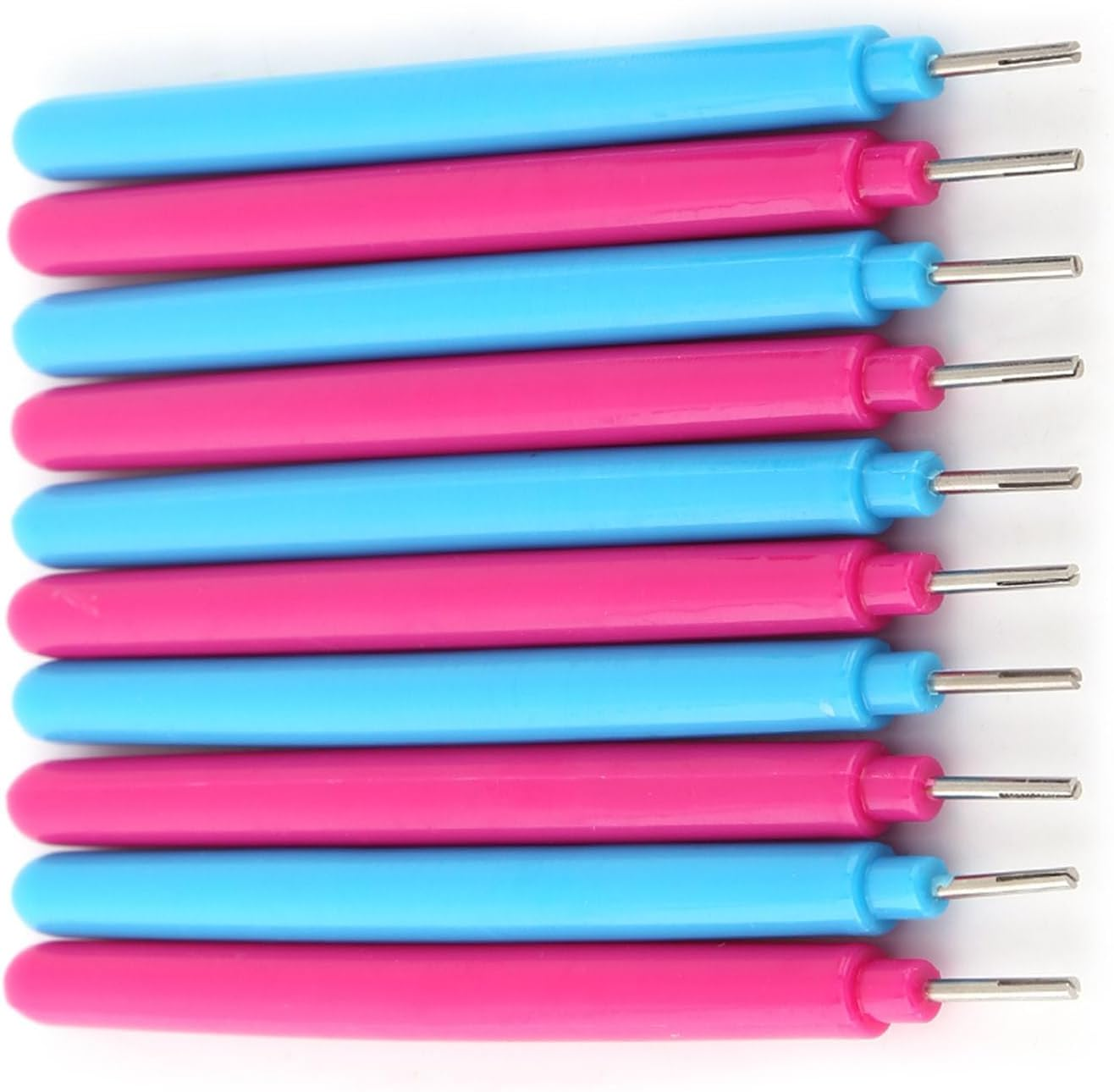 Rolling Paper Quilling Tools 10Pcs Plastic Paper Quilling Kit for Art Craft DIY 4.2Inch