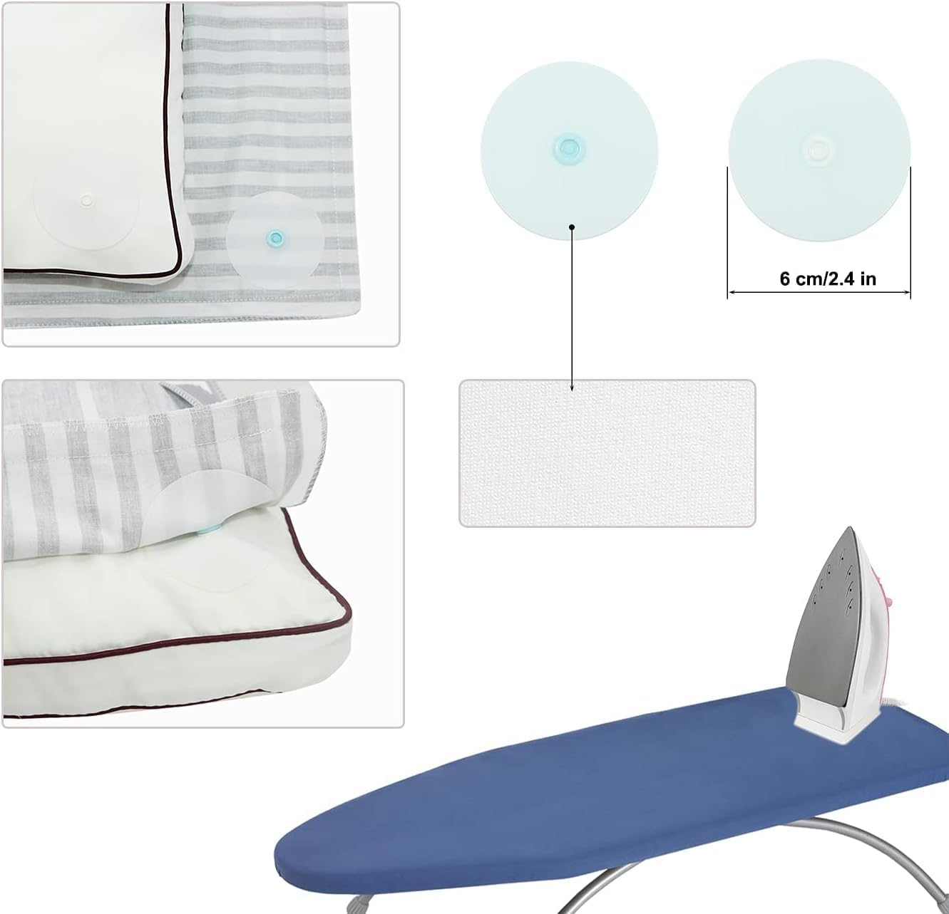 20 Pcs Duvet Cover Snaps Clips,Plastic Duvet Cover Buckle,Holds Your Comforter in Place,Prevent the Bed Duvet from Shifting in the Quilt Cover image number 4