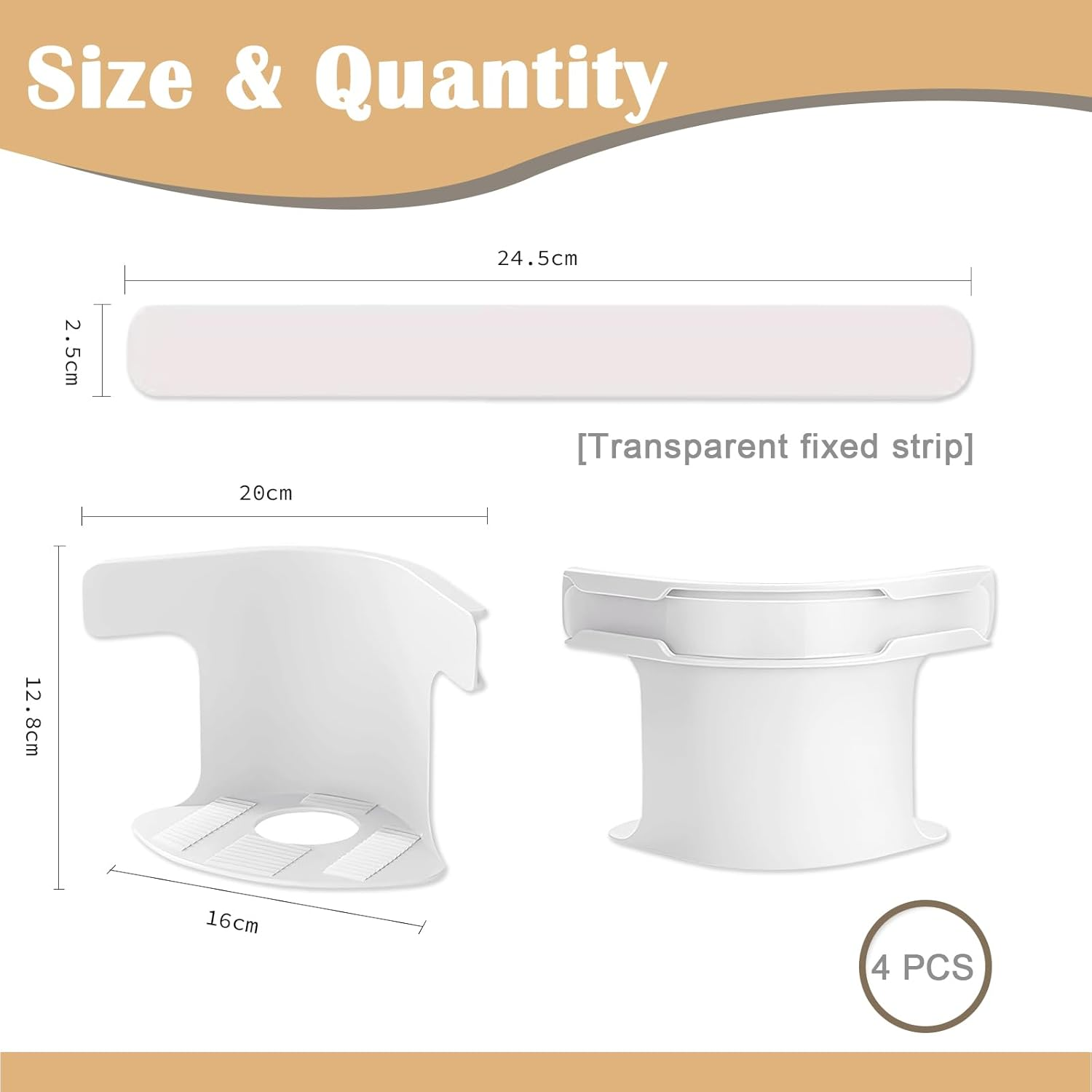 4Pcs Bed Sheet Fixing Clips with Lock Strips, Sheet Corner Holders Bed Sheet Holders Fastener Clips Corner Tightener Clips for Mattress Covers, Blankets, Bedding (White) image number 4