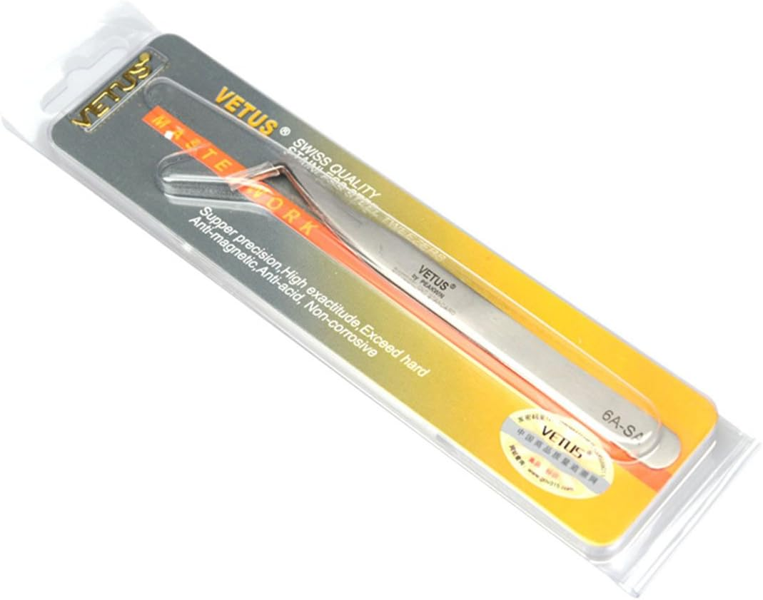 Vetus Eyelash Extesnion Tweezers 3D 6D Volume Individual Lashes Extension Application Tool 6A-SA by Qeelasee image number 1