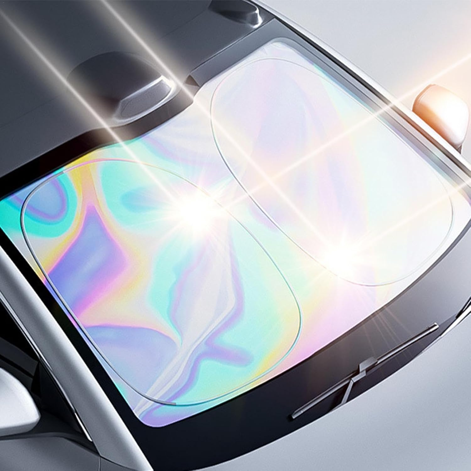 Car Sunshade, Car Windshield Sunshade, Windshield Sunshade for Cars - RV, Truck Car Accessories, Colorful Automotive Windshield Sunshade image number 2