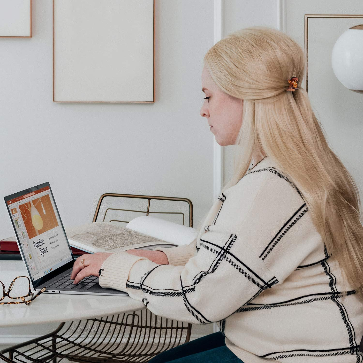 YOHAMA 36 Pcs Durable Mini Hair Claw Clips, Great for Design Kids and Adult Hairstyles, Decroation Buns, Pining Bangs, Strong Grip, Multifunction Clamp Clips.(3 Colors) image number 5