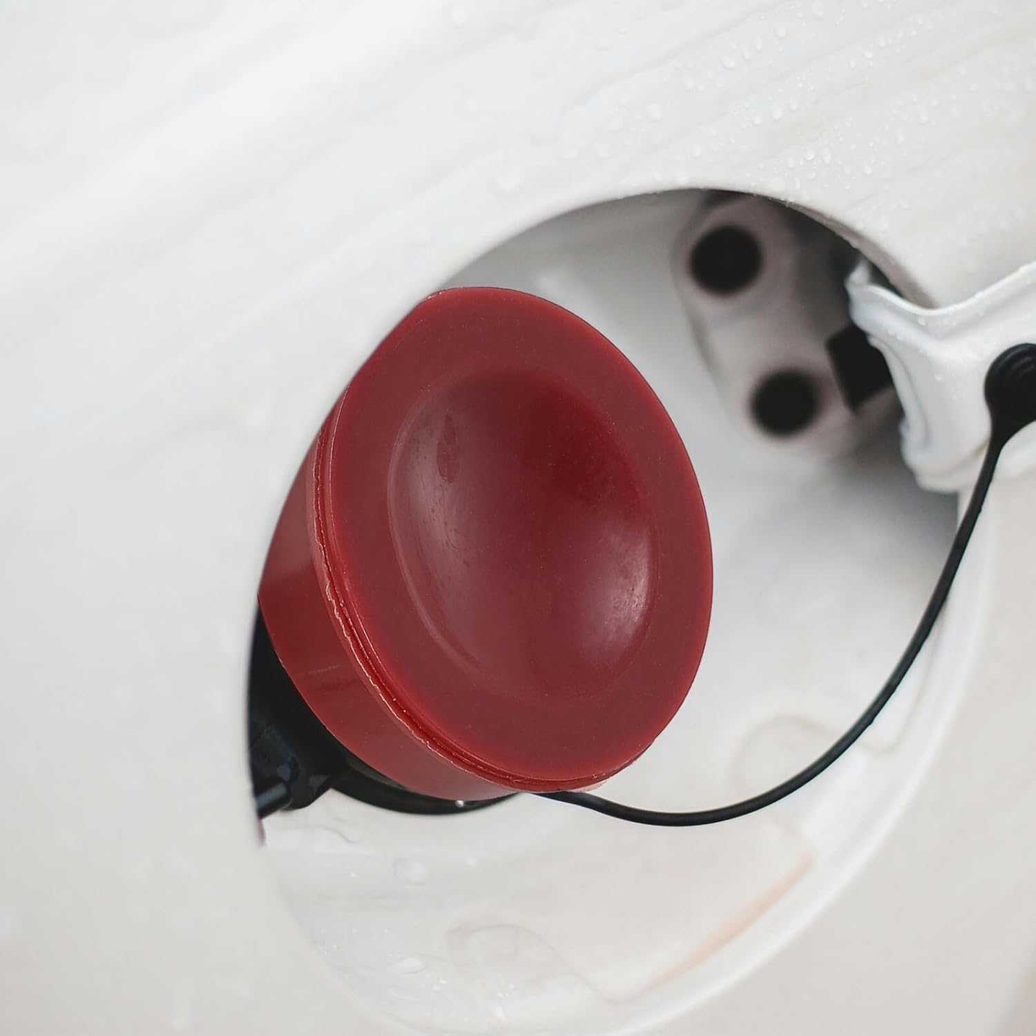 CVUTOVO 2Pcs Power Steering Reservoir Caps Compatible with Honda Civic Odyssey Crv Replacement Pump Plugs Wear-Resistant Auto Reservoir Covers