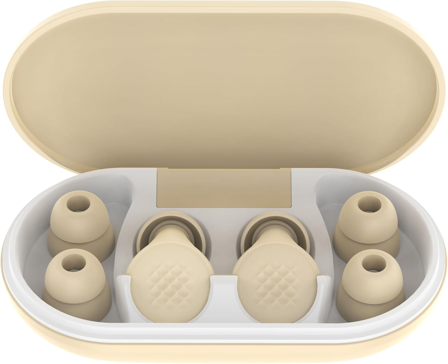 Ear Plugs for Sleeping, Travel, Concerts, Working. 45Db Protection Earplugs. Custom Fit with 7 Pairs of Replaceable and Reusable Ear Tips. Soft, Reusable, Comforatable & Lightweight. Using State of the Art Nano-Sound-Absorbing Materials with Mesh Filter for Superior Reduction.