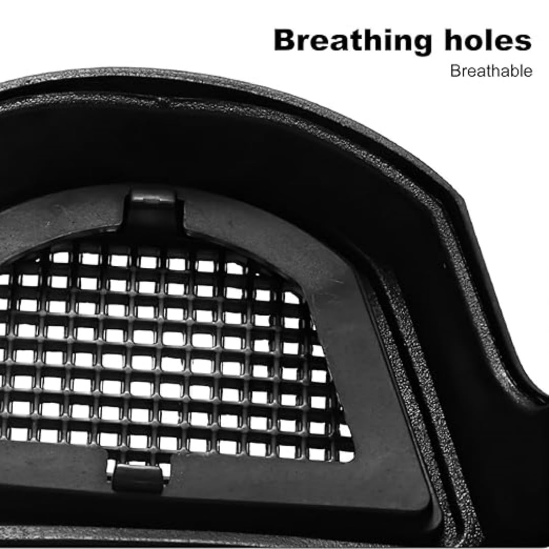 Anti-Fog Protective Full Face Shield, Adjustable Full Face Protective Shield Visor, HD Reusable Face Protective，Grinding Shield Face Mask for Eye and Face Protection, Super Lightweight Hd(Black) image number 5