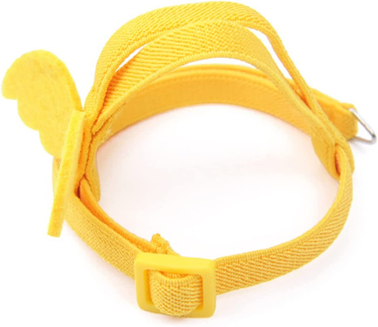Adjustable Pet Parrot Bird Harness Lead Leash Flying Training Rope Cockatiel (Yellow) - Blue image number 4