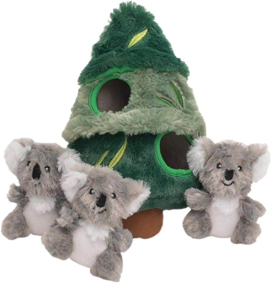 Koala in Tree Zippy Burrow 28Cm X 18Cm X 13Cm Soft Plush Dog & Puppy Toy by Zippypaws
