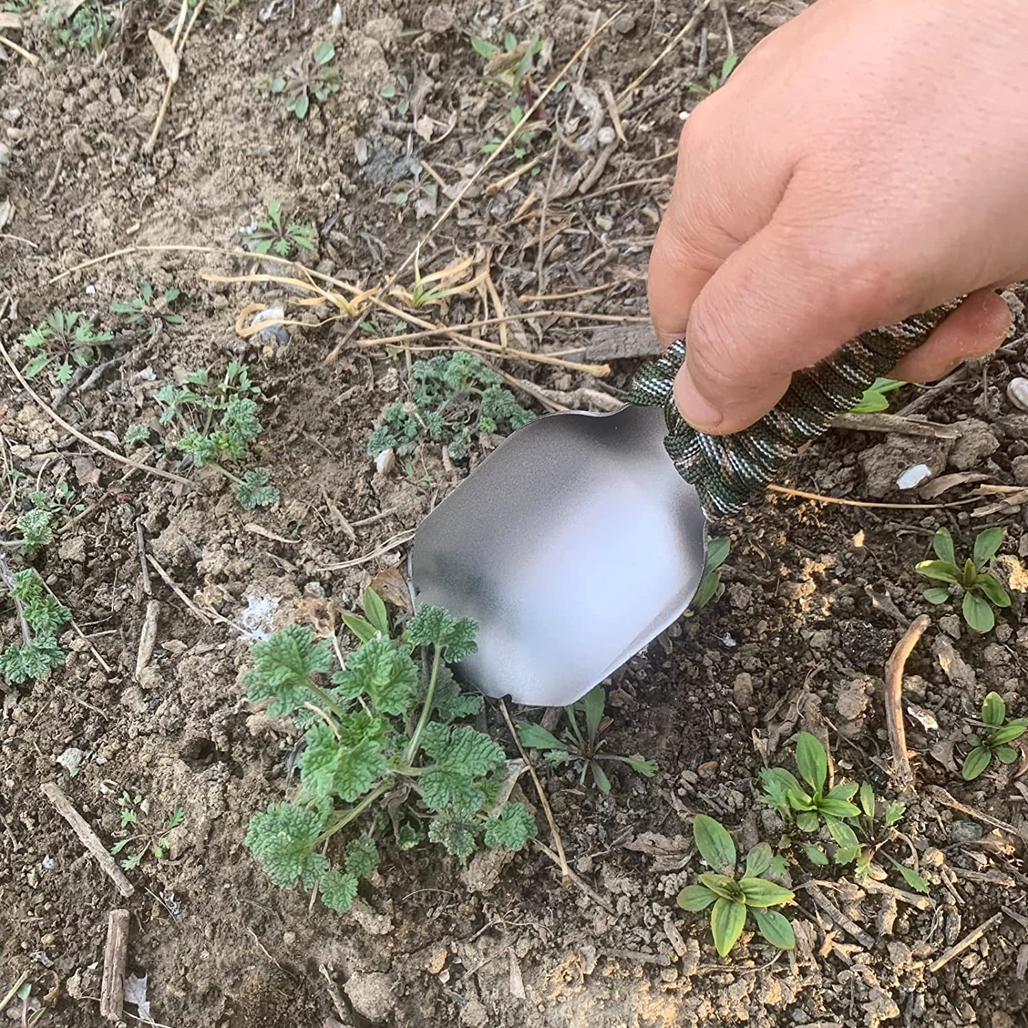 Backpacking Shovel Ultralight Camping Shovel Hiking Trowel Garden Trowel Small Potty Shovel Spades Two Trowel image number 2