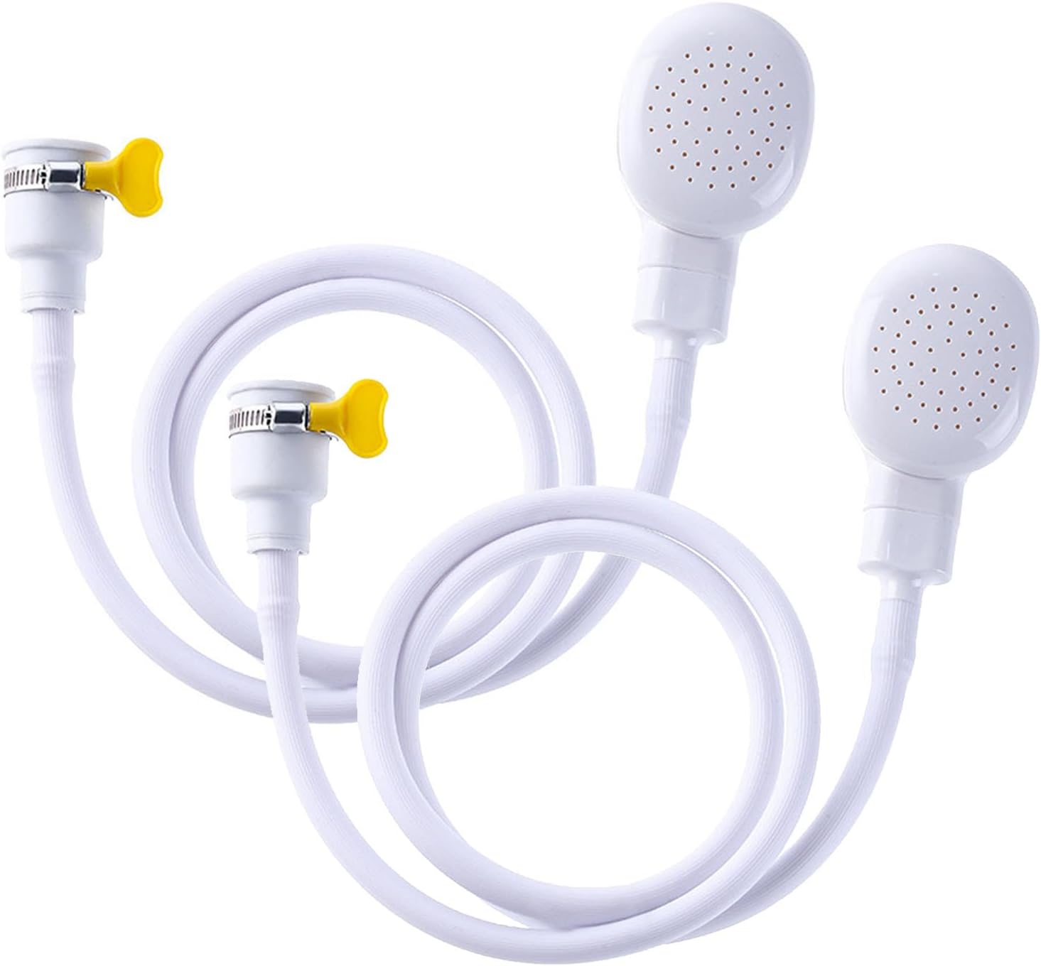 2PCS Sink Spray Rubber Hose Portable