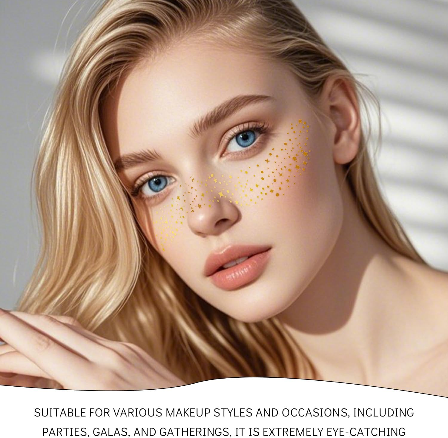 20 Flashing Freckle Tattoos, Party Body Arm Stickers, Fashionable Creative Tattoos, Party Party Decorations, Durable Waterproof image number 3