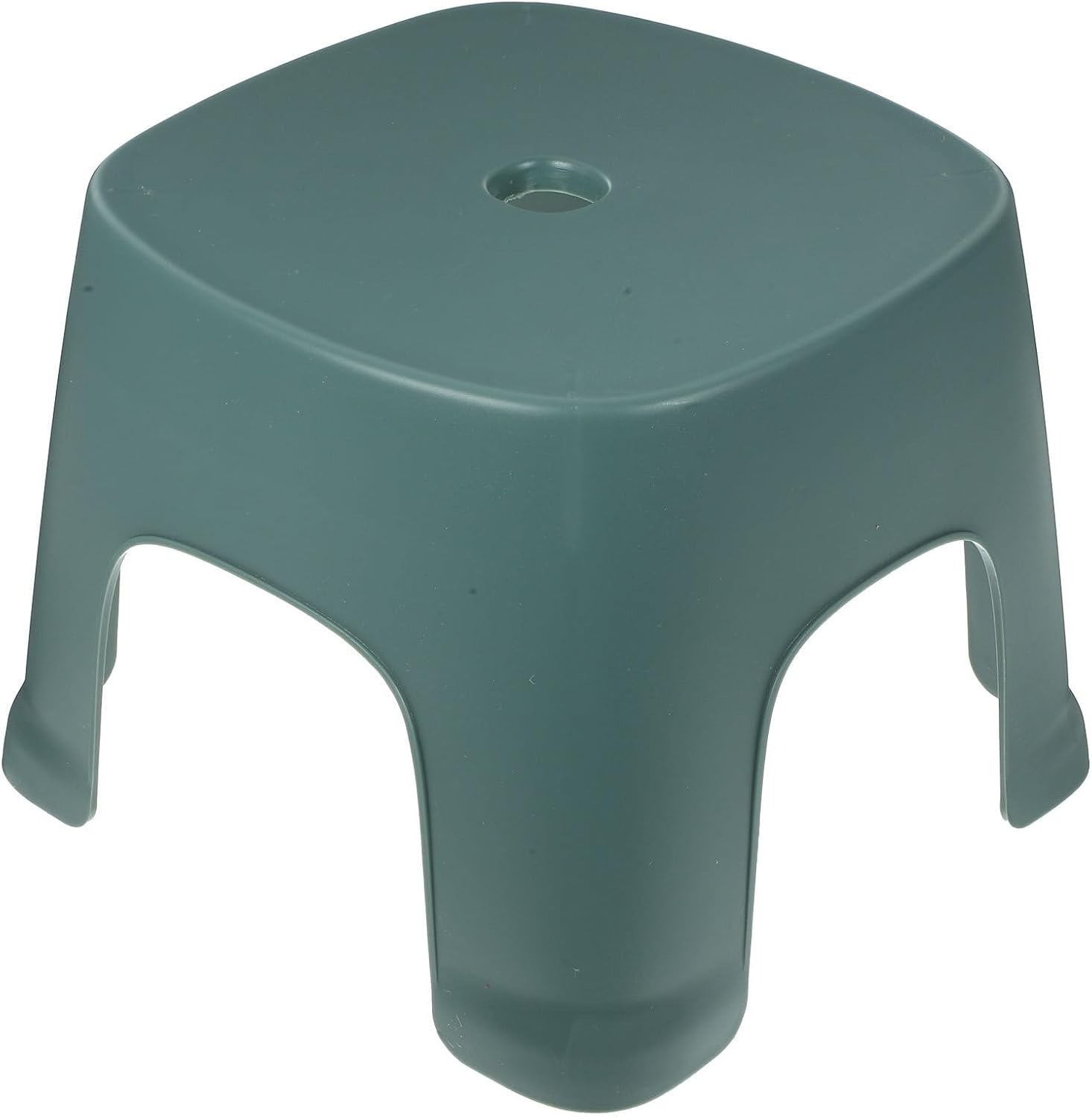 Baluue Plastic Small Stool 6.3 Small High Shoe Change Stepping Stool Outdoor Footstool for Bathroom Kitchen Bedroom Black Compact for Home Use