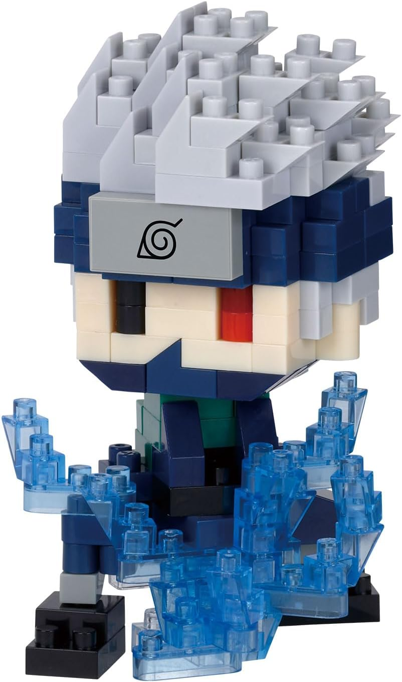Kawada Nanoblock, Naruto Shippuden, Hatake Kakashi NBCC_225, 1.2 X 4.1 X 7.1 Inches (3 X 10.5 X 18 Cm), for 12 Years and Up, Interior Hobby NBCC_225