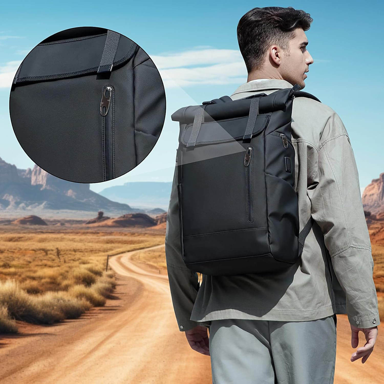 JUNART 8 Pcs Zipper Clip Theft Deterrents,S Shaped Double Opening Zipper Lock,For Luggage, Bags and Jackets,Etc (Black) image number 3