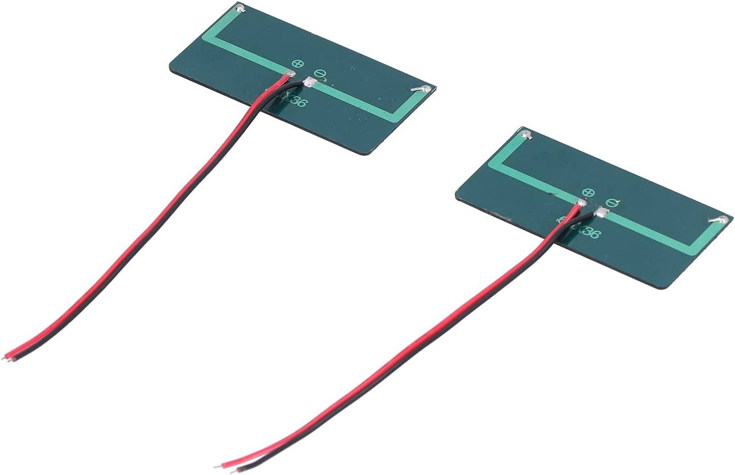 MINI Module Module Micro POLYSILICON Easy to Install for Domestic Lights and Lighting of Solar Streets 2 Pieces, 68X36 MM 0.3W 5V 5V