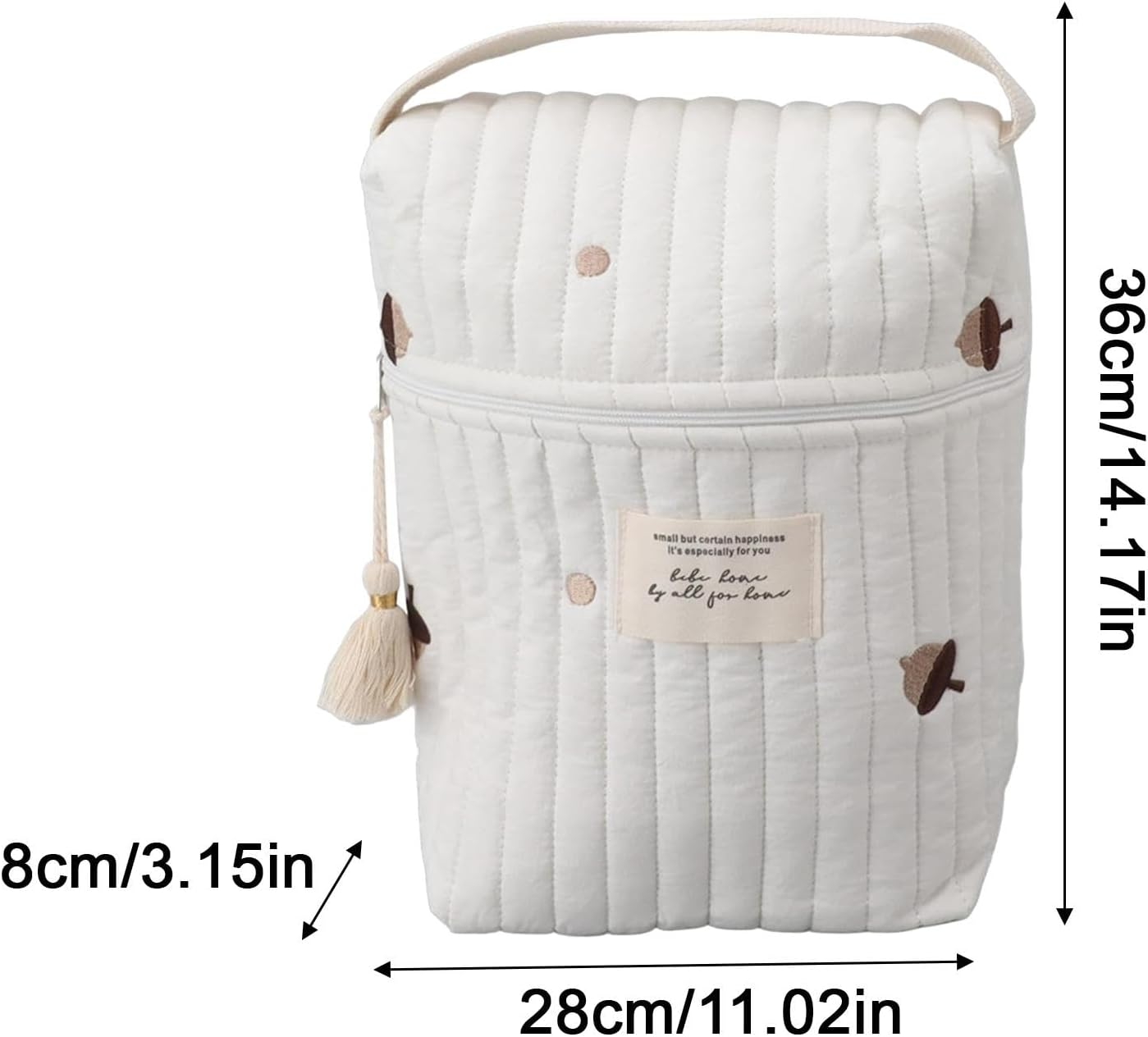 Diaper Organizing Pouches, Cartoon Pacifier Bag, Quilted Baby Organizer, Soft Bottle Storage Bag, Cute Wipes Organizer, Baby Storage Pouches, Feeding Bottle Bag, Travel Diaper Pouches, Baby Pa, - Pinecone image number 5