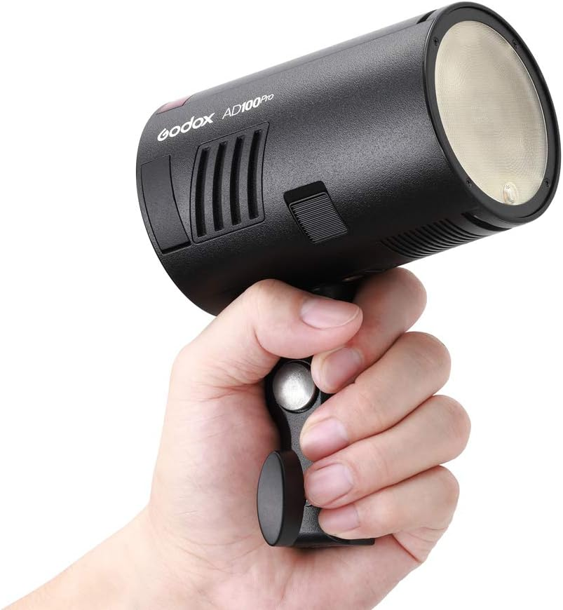 Godox AD100 Pro Ad100Pro 100W TTL Pocket Flash, 2.4G Wireless, 2600Mah Battery, Compatible with Nikon, Canon, Sony, Fujifilm, Olympus, Panasonic, Pentax Cameras