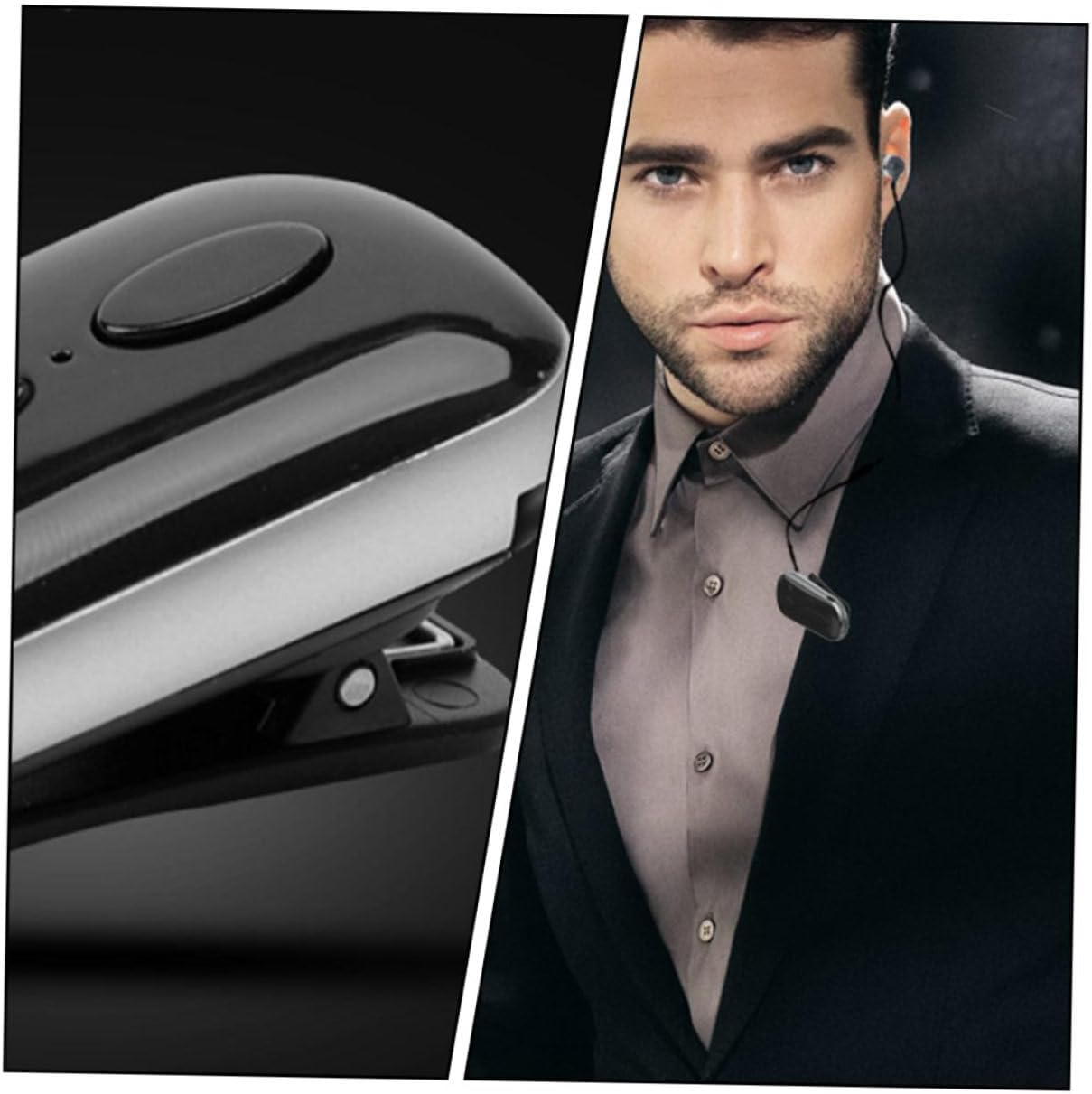 DOITOOL Wireless Headset Wireless Earphone Retractable Earbud for Sports Clip Headphone Stretchy Cord for Running and Workouts image number 6