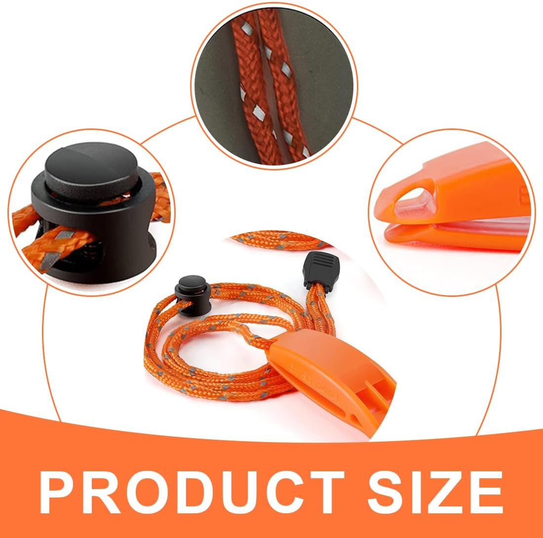 BEPSYOM Super Loud Survival Whistle with Two Sound Chambers, Super Loud and Even image number 3