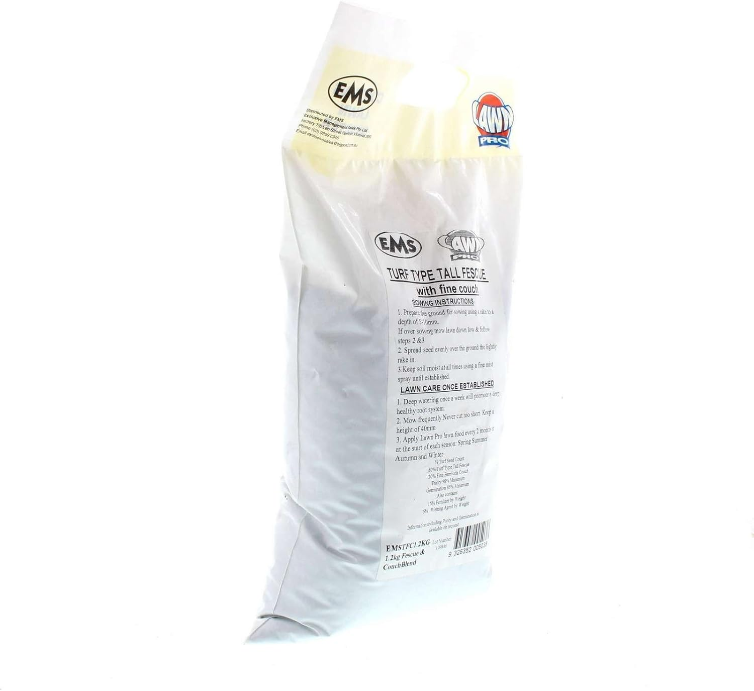 Tall Fescue with Fine Bermuda Couch Grass 1.2Kg Sows 38Sqm image number 4