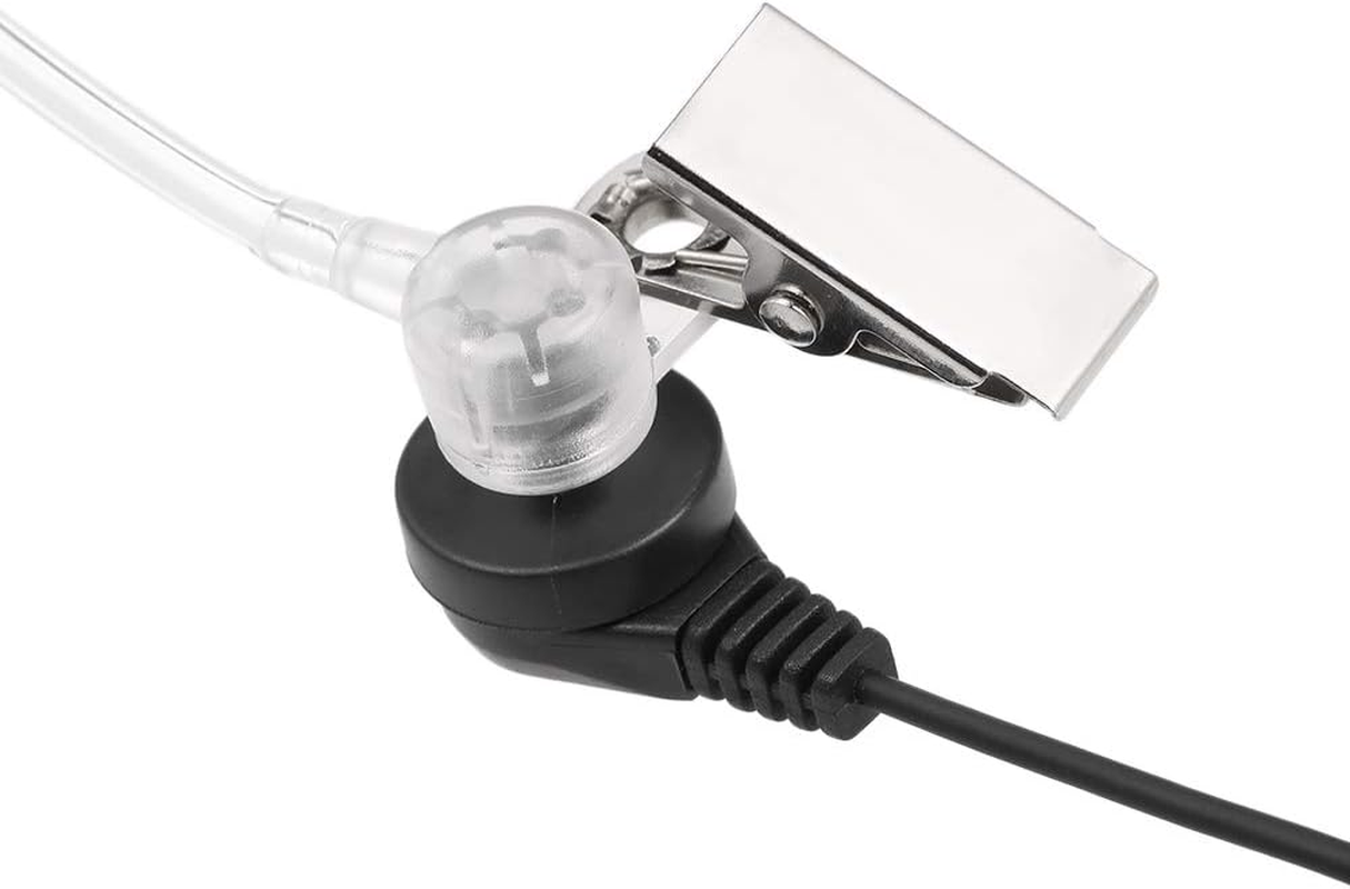 Walkie Talkie Heaphones Acoustic Air Tube Earpiece Headset with Big Mic PTT for Kenwood Retevis Two Way Radio Walkie Talkie 2 Pin K BBZY image number 1