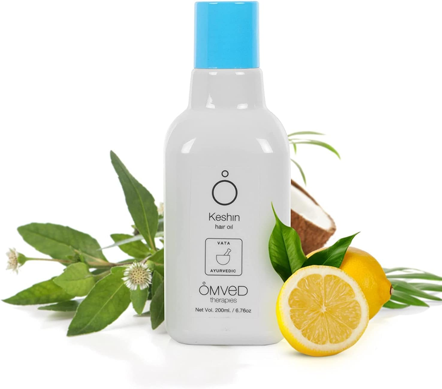 Omved Keshin Bhringraj Vegan Ayurvedic Hair Oil, 200Ml image number 1