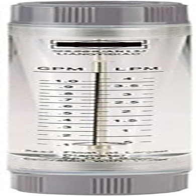 Liquid Flowmeter, LZM-15G Acrylic Tube Type Rotameter, High Accuracy Water Flow Meter, 0.05-0.5 GPM & 0.18-1.8 LPM, 1/2" Internal Thread image number 6