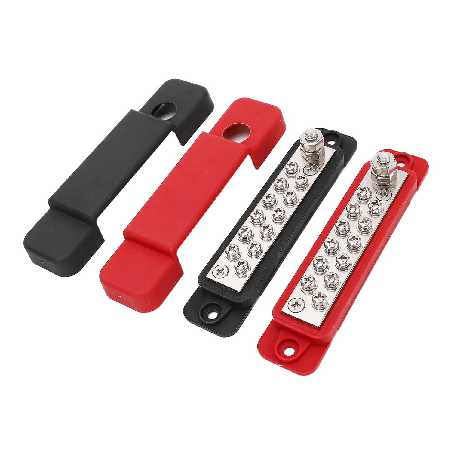 Power Distribution Block 12 Way 12V 180A Stud Marine Bus Bar with 32Pcs Terminal for Boat Vehicle image number 6