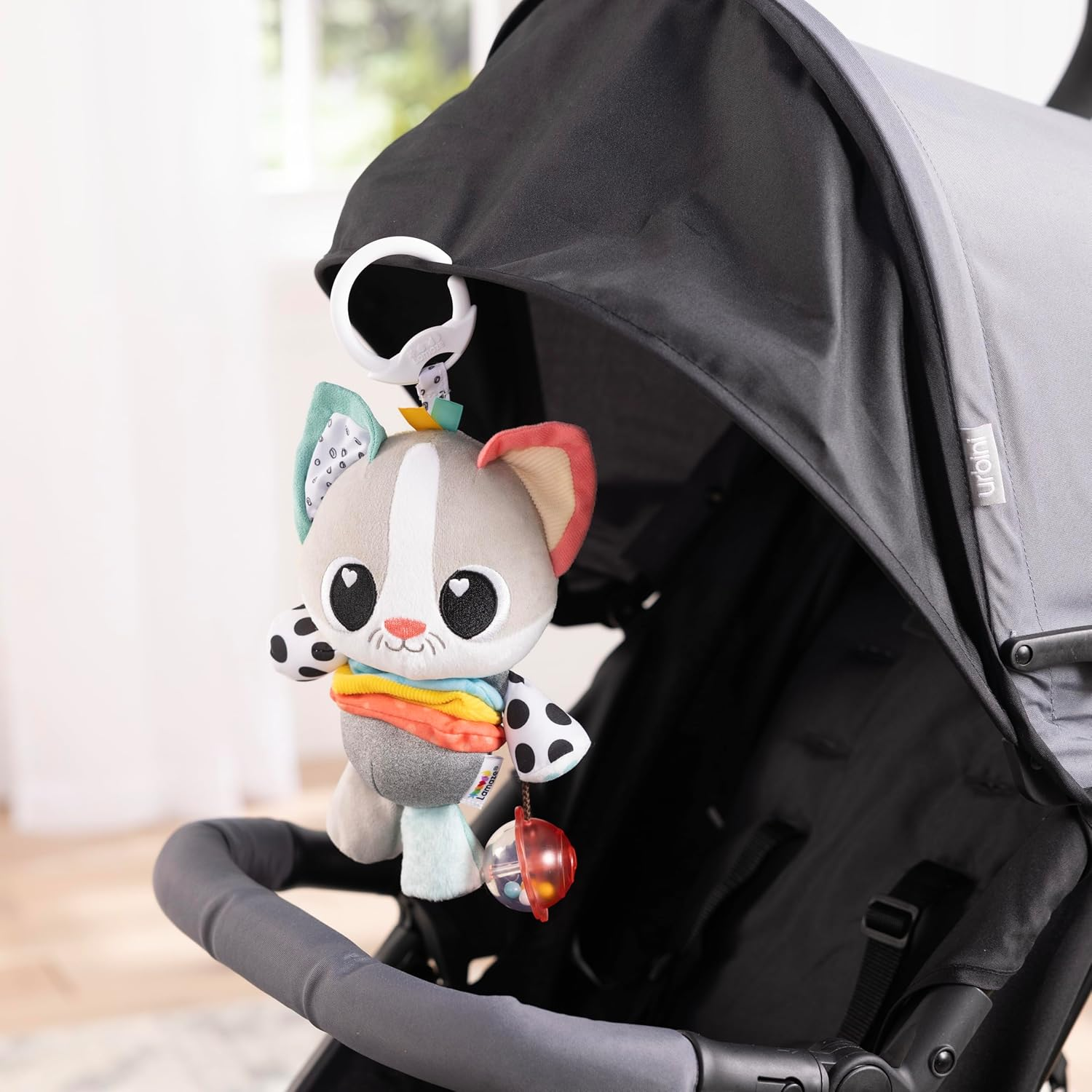 Lamaze Millie the Cat Clip & Go Baby Toy image number 3