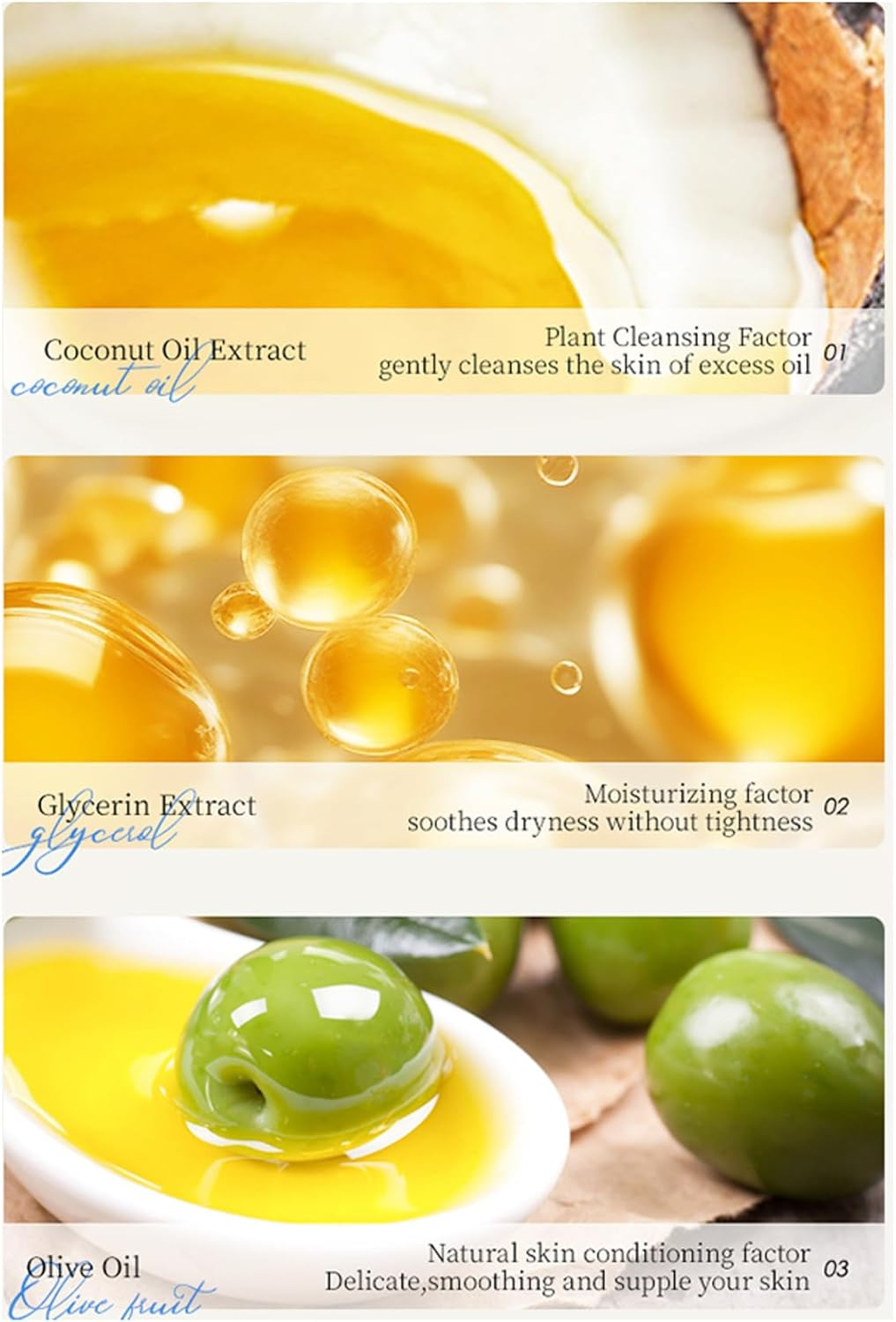 Hedmy Natural Coconut Oil Soap Bar Handmade for Delicate Skin Gentle Cleansing and Nourishing White One Size image number 6