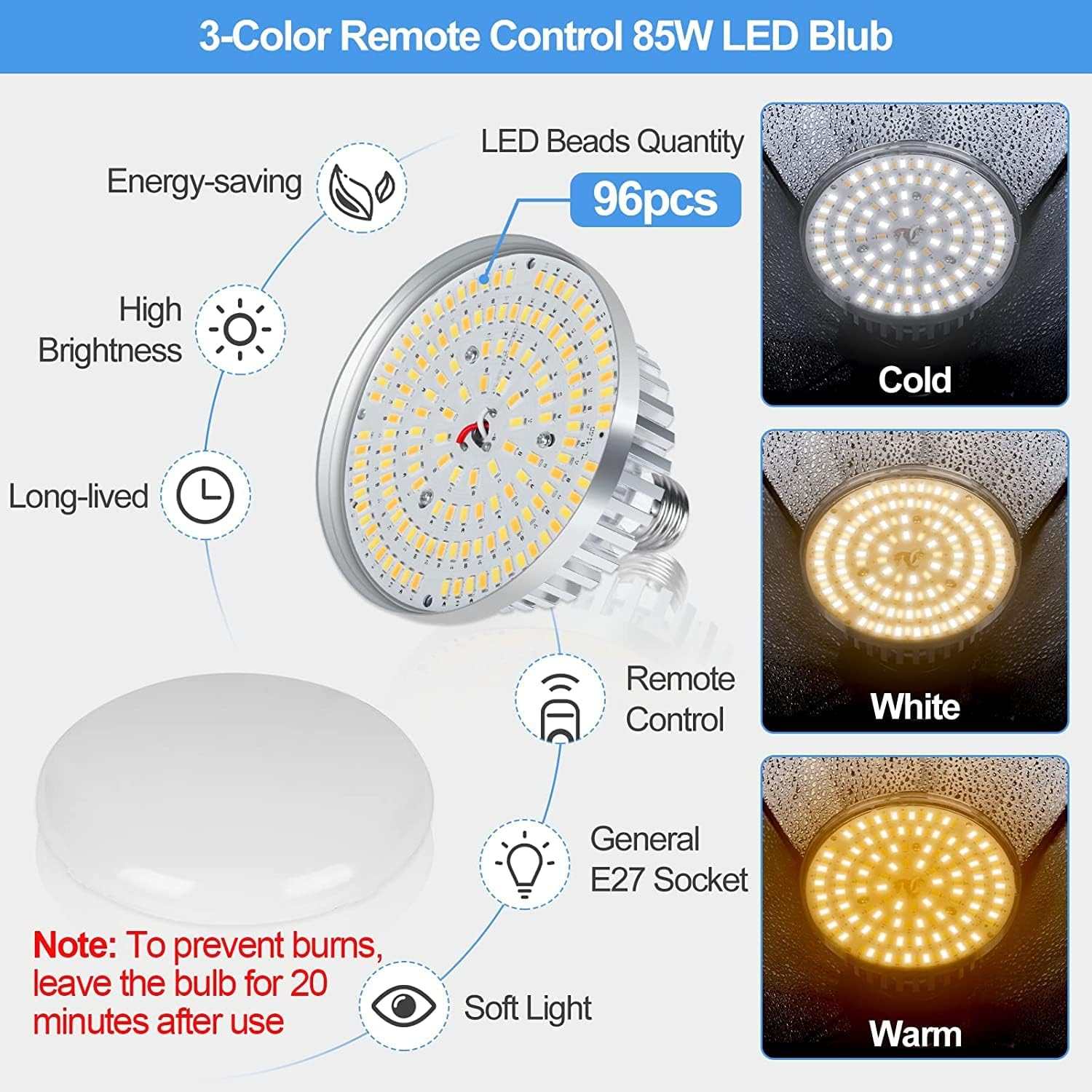 YISITONG 85W Studio Light 20&rdquo;&times;28&rdquo; E27 Socket 3200K-5600K Continuous Lighting LED Soft Box with Adjustable Lamp Stand and Portable Bag for Portraits Video Shooting image number 6