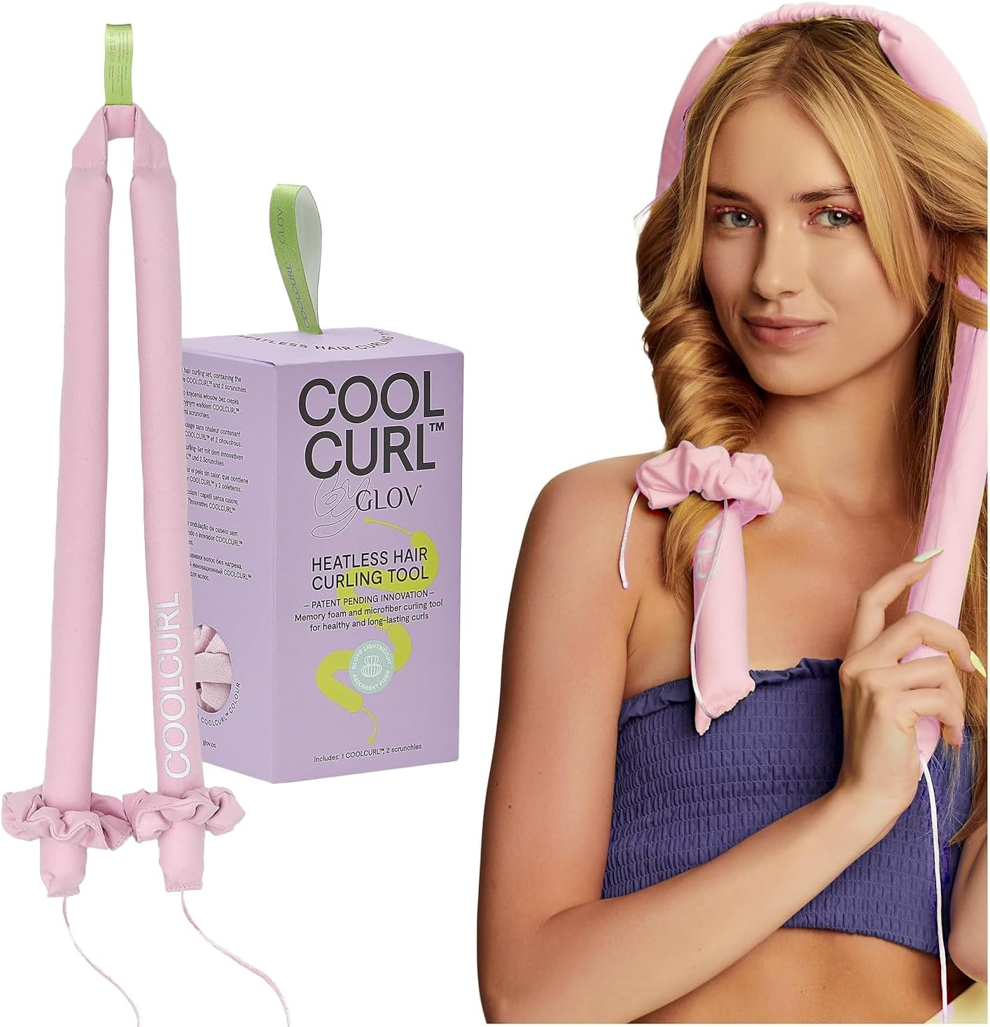 The Heat-Resistant Curlers with Our Curl Band Conjure up Dreamy Voluminous Curls in No Time at All for the Perfect Look. This Method Is Effective and Gentle image number 5