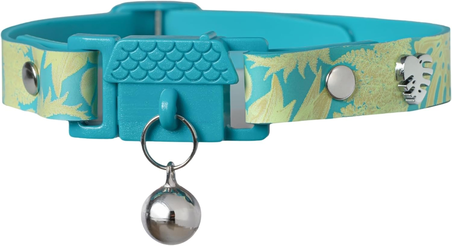 Kittyrama Botanicals Fern Cat Collar. Award Winning. Hypoallergenic, Quick Release Breakaway, Comfy & Soft. Vet Approved. Other Styles Available
