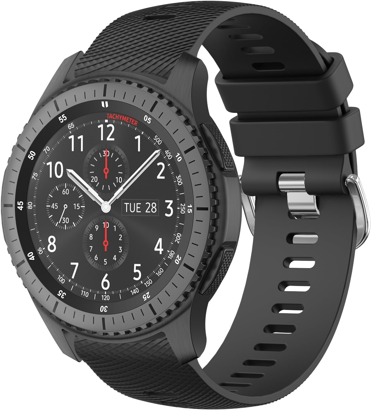 Leonids for Samsung Galaxy Watch 3 45Mm Band/Samsung Gear S3 Frontier/Classic Band for Men Women, Soft Silicone Replacement Wristbands Straps for Samsung Galaxy Watch 46Mm