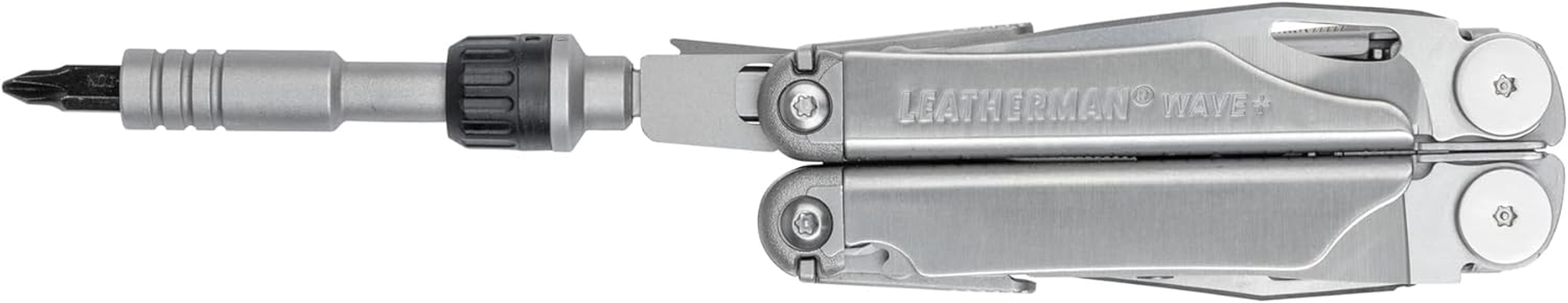 Leatherman Ratchet Driver Multi-Bit Ratcheting Tool with Magnetic Bit Holder, Compatible with Flat & &frac14; Inch Bits - 11.4 Cm Compact Universal Bit Driver Tool - Ideal for Repairs, DIY & EDC