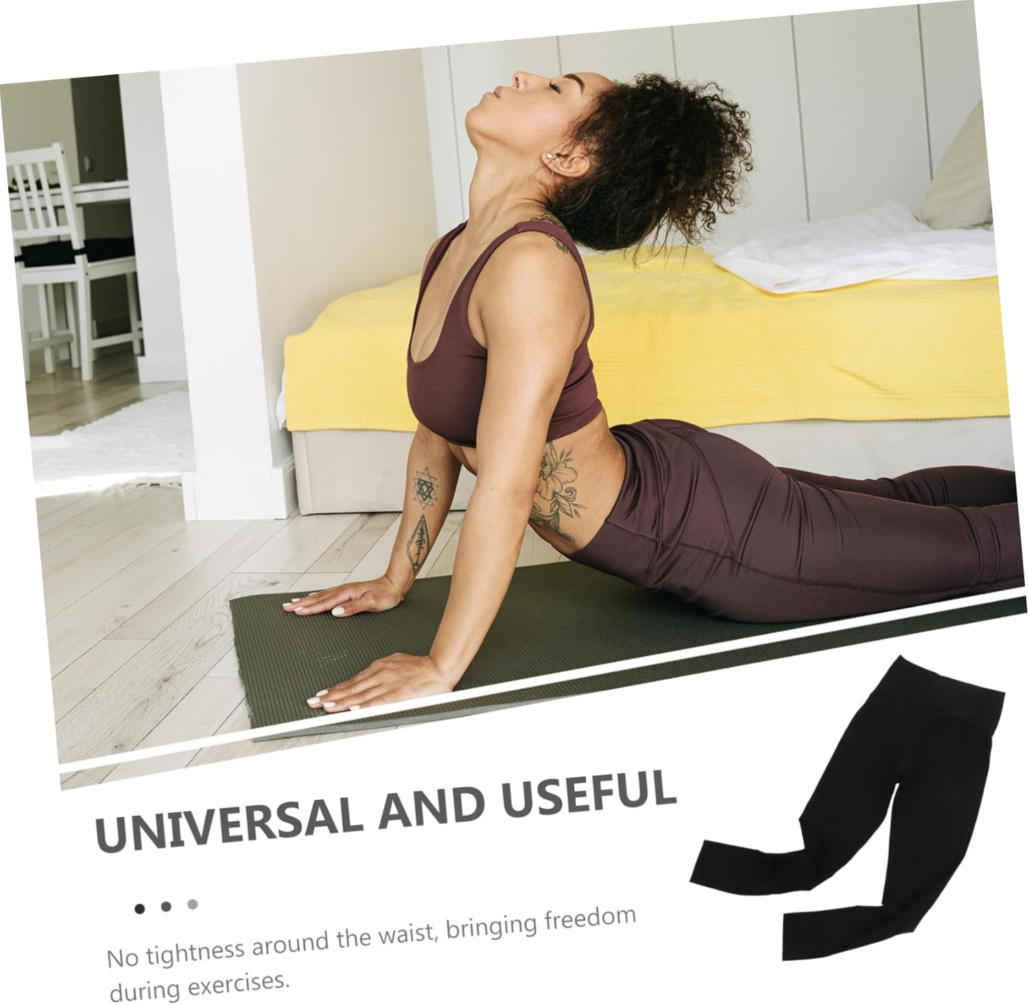 BESPORTBLE Maternity Leggings over the Belly Comfortable Yoga Pants for Pregnant Women Versatile Daily Wear Soft and Flexible for Yoga and Outdoor Activities XL image number 3