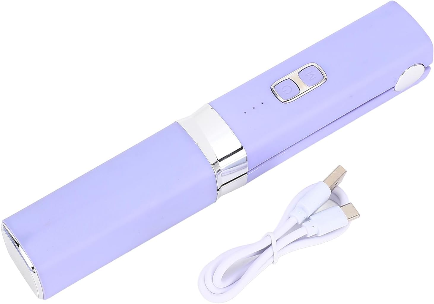 Mini Hair Straightener Portable Fast Heating USB Charging Multifunctional Small Flat Iron for Home Travel Styling Tool 1200Mah Lithium Ion Battery Included image number 1