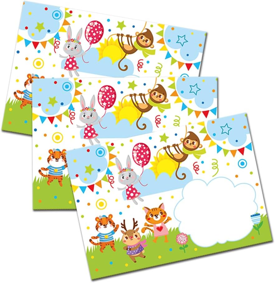 Writing Paper Set Letter Pad with Envelope for Girls Boys Kids Motif Animals Letter Paper Pad Lined (A5 Pad with 25 Sheets + 15 Envelopes) image number 5