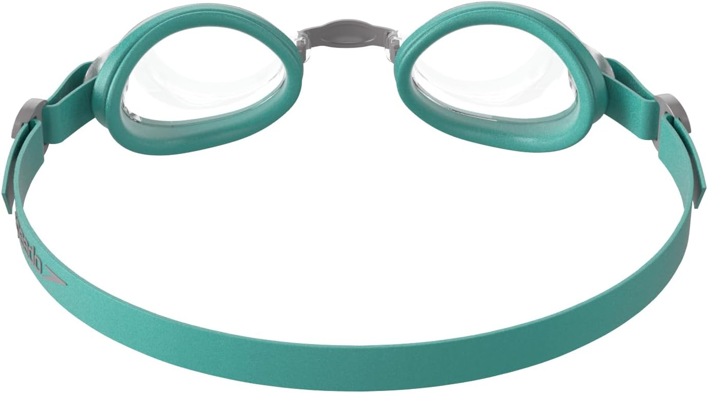 Speedo Unisex Adult'S Jet Swimming Goggles - Turquoise/Lava Red image number 3