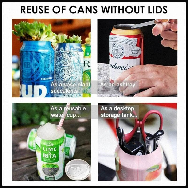 AIMALL Go Swing Topless Can Opener Manual Tin Bottle Top Drafter Kitchen Gadgets Tool, Compact Beverage Bottle Drafter, Essential Kitchen Gadget - Grey image number 2