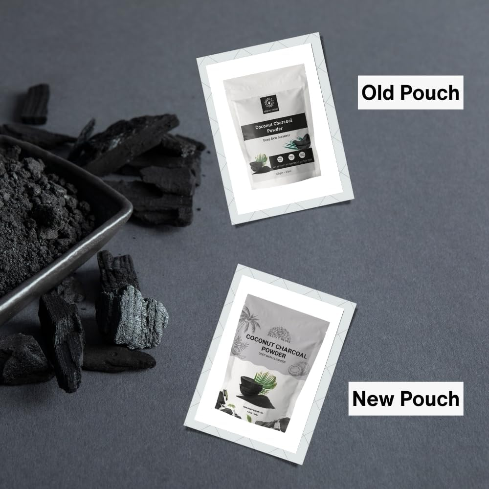 Coconut Charcoal Powder for Face and Skin | Activated Charcoal Powder | Derived from Coconut Shell | Removed Dead Skin, Impurities and Detoxify Skin (100G) image number 5