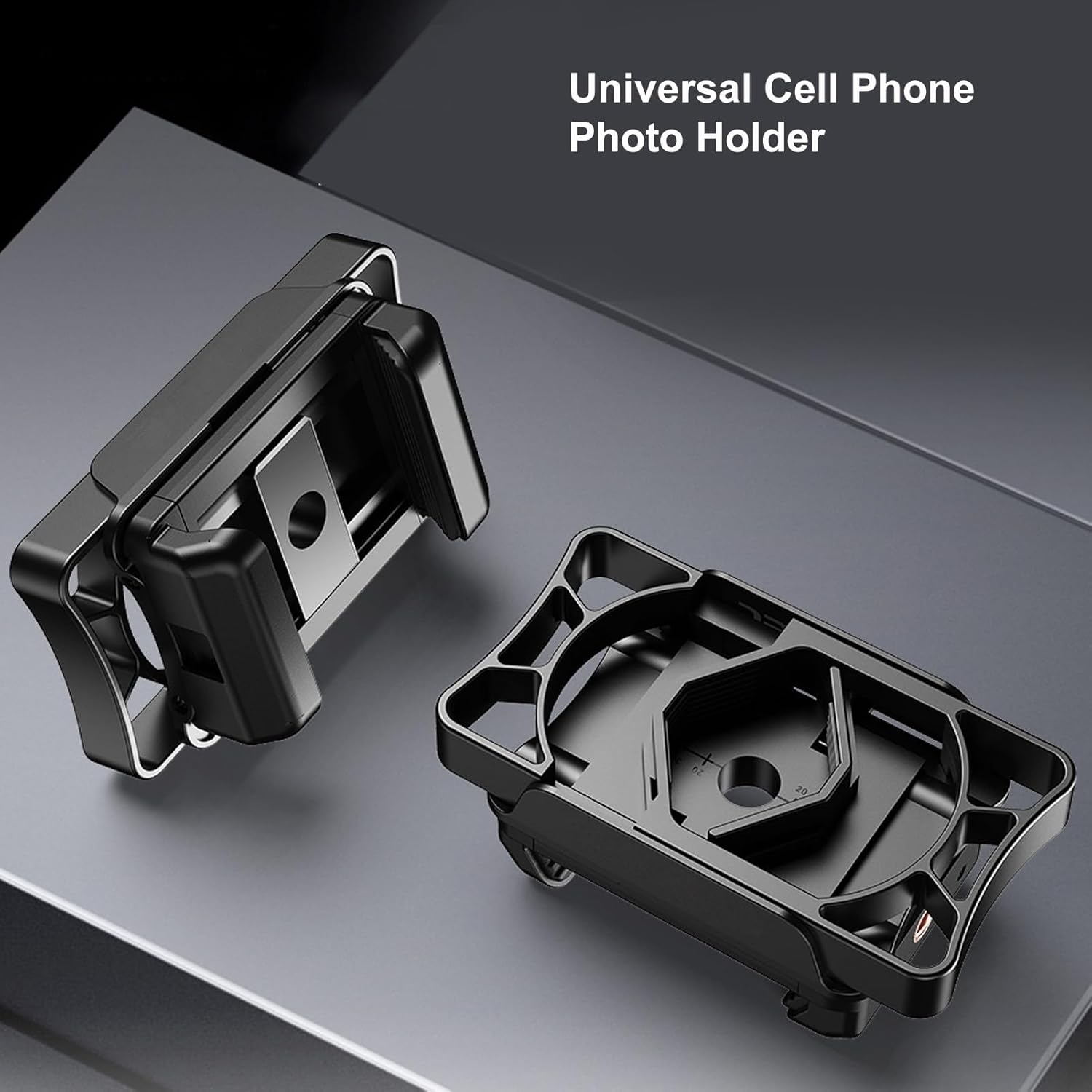 Telescope Phone Adapter, Universal Cell Phone Adapter Mount for Binoculars Monocular Microscopes Astronomical Telescopes, Ergonomic Smartphone Holder Clip Bracket Replacement image number 3