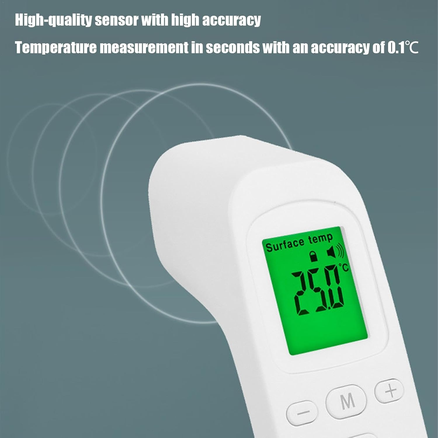 Human Infrared Temperature Gauge - No Touch Temperature Gauge,Forehead Temperature Gauge, Digital Temperature Gauge for Adults and Kids, Fever Check Temperature Gauge image number 5