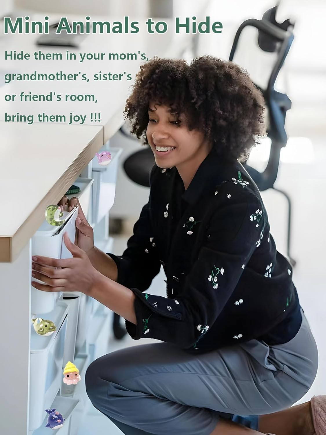 36 Types Ocean Mini Resin Animals, Plastic Tiny Animals for Hidding, Miniature Animals Figures for Seaside Crafts, Dollhouse, Terrariums, Shadowboxes, Birthday Cake Decor - 36, Ocean Animals image number 6