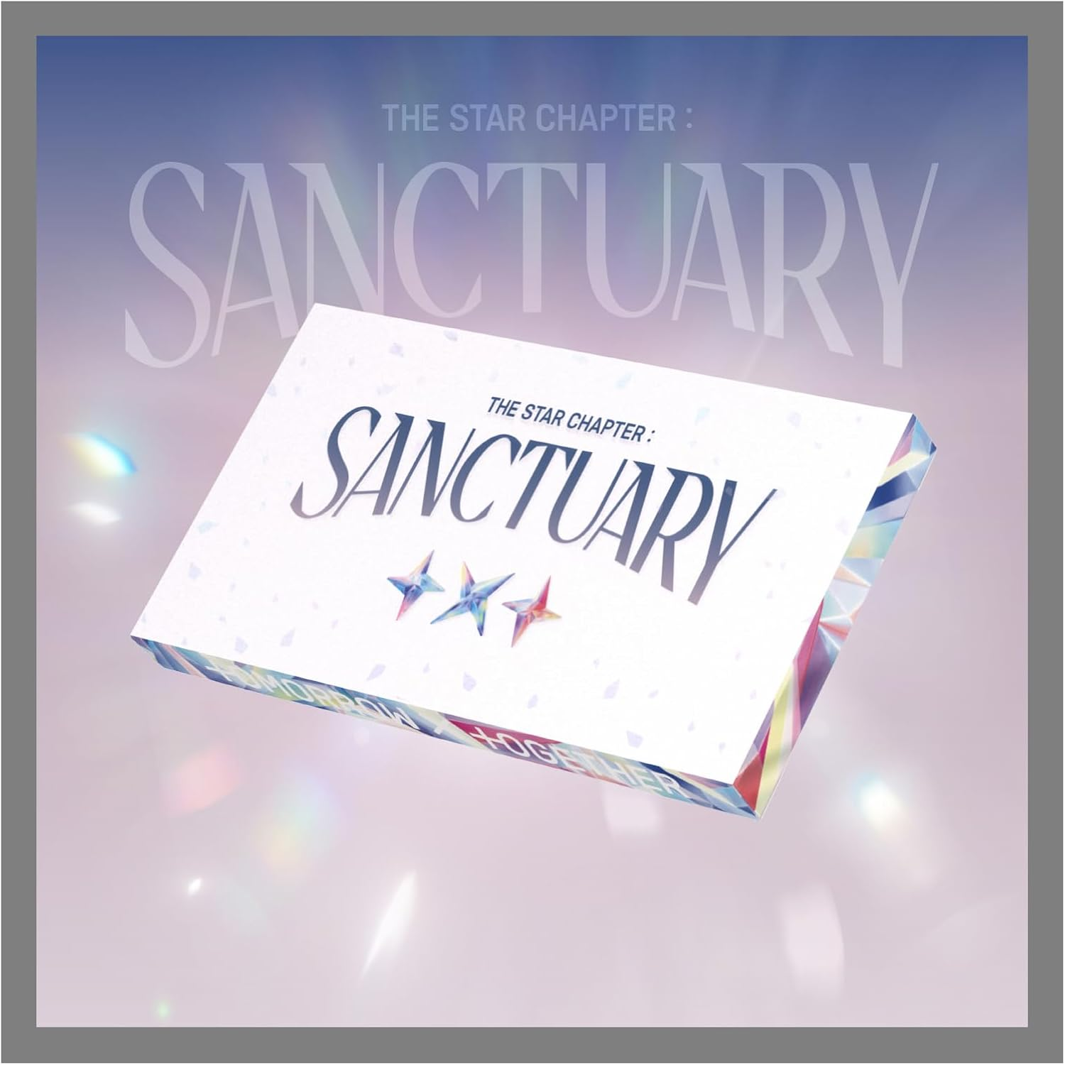 TXT the Star Chapter : SANCTUARY 7Th Mini Album ANGEL Version Mini Cd+Booklet+Sticker Pack+Postcard+Lyric Book+Star Board+Mini Poster on Pack+Photocard+Tracking Sealed Tomorrow X Together