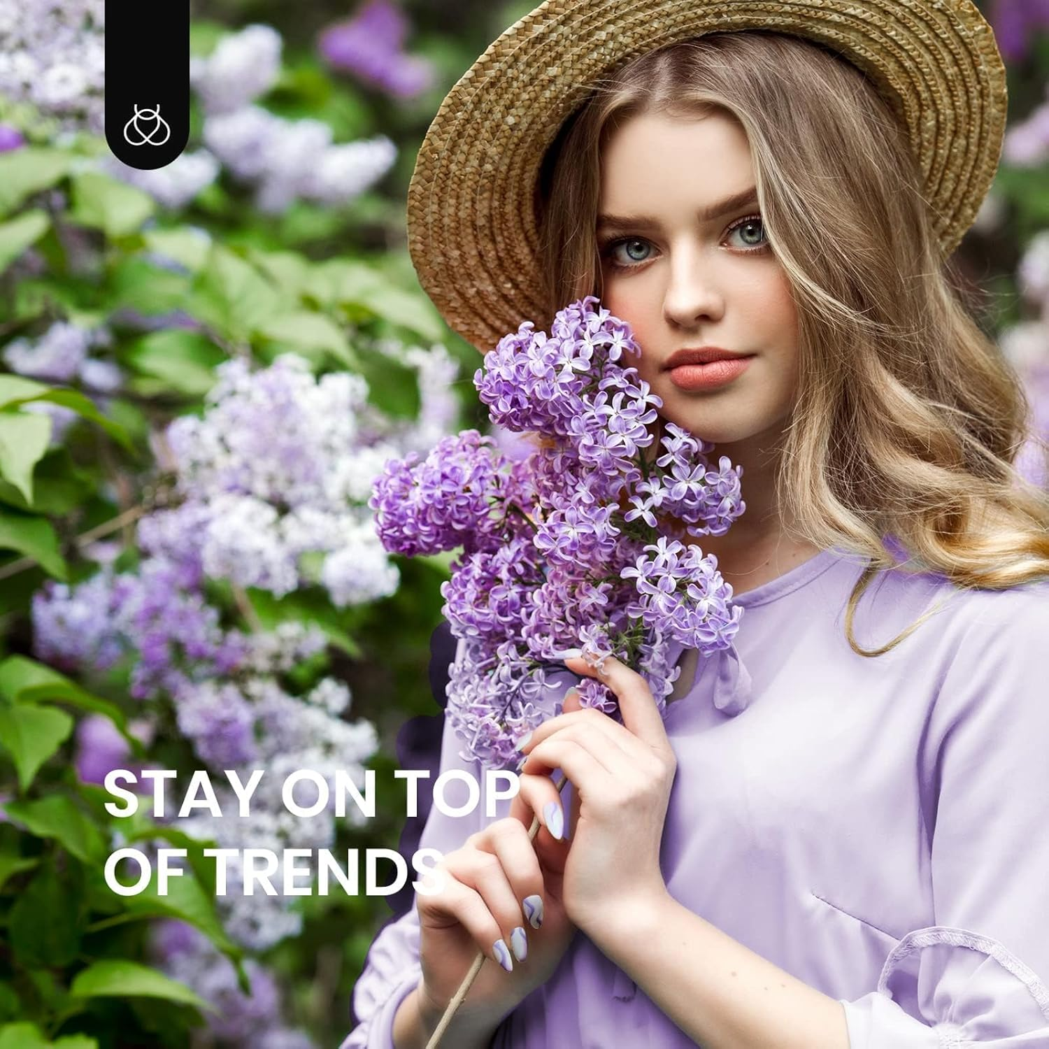 Beetles 6 Colors Gel Nail Polish Kit, Romantic Garden Pink Purple Glitter Gel Polish Milky White Soak off Nail Lamp Cured Nail Art