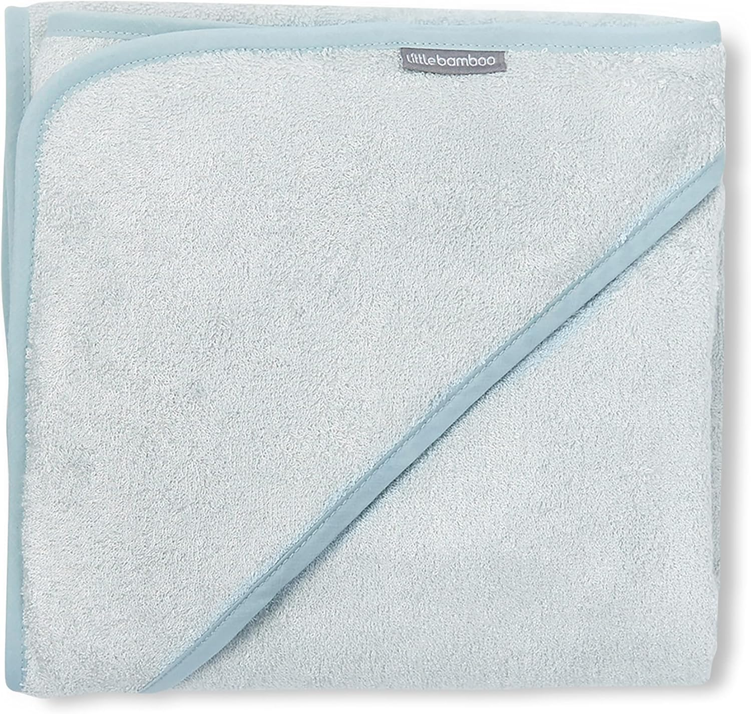 Little Bamboo Hooded Baby Bath Towel - Whisper image number 6